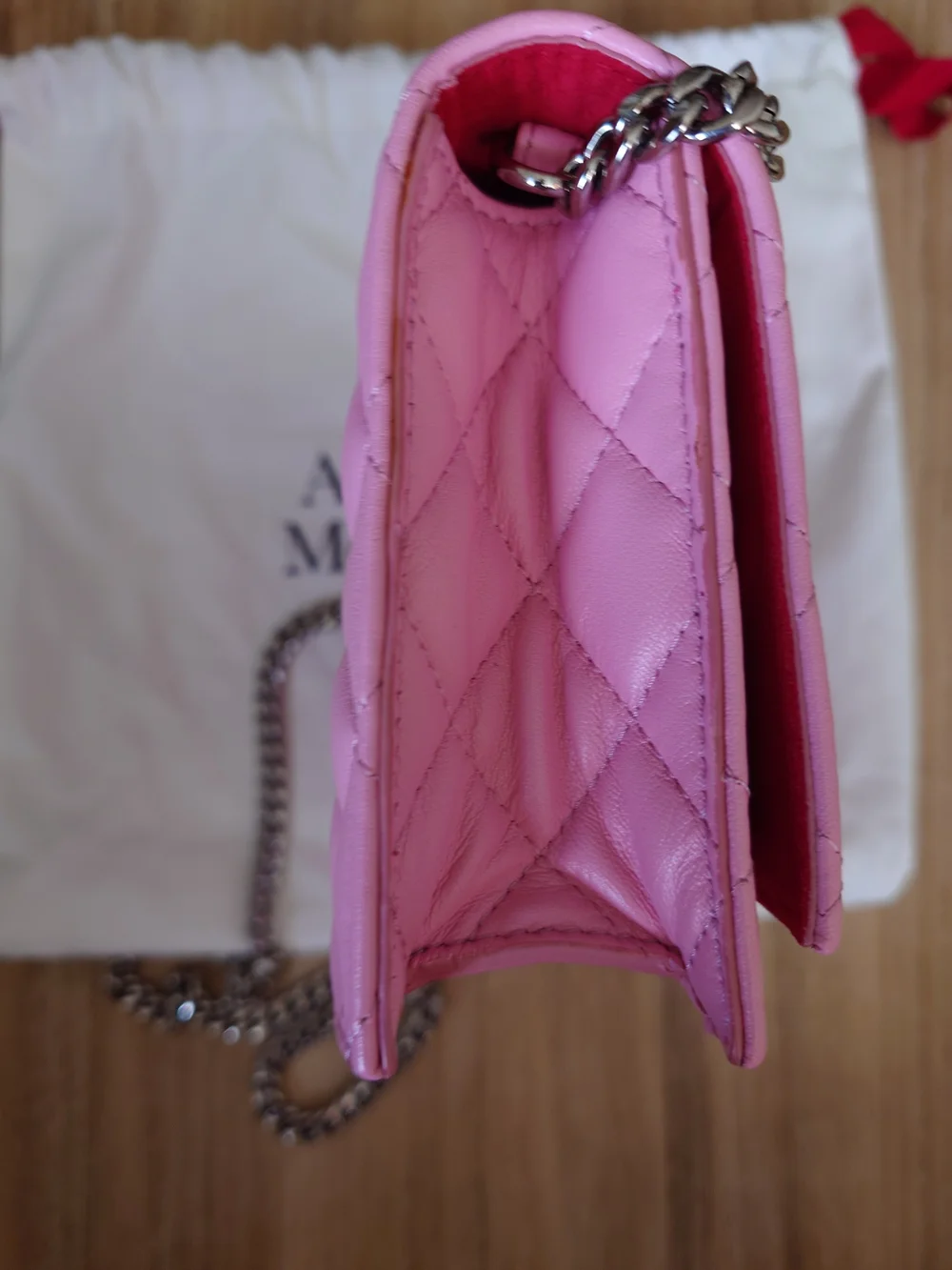 Alexander McQueen Pink Quilted Shoulder Bag